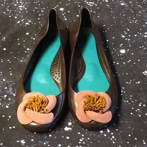 Oka-b. ballet flats- Brown, size 9